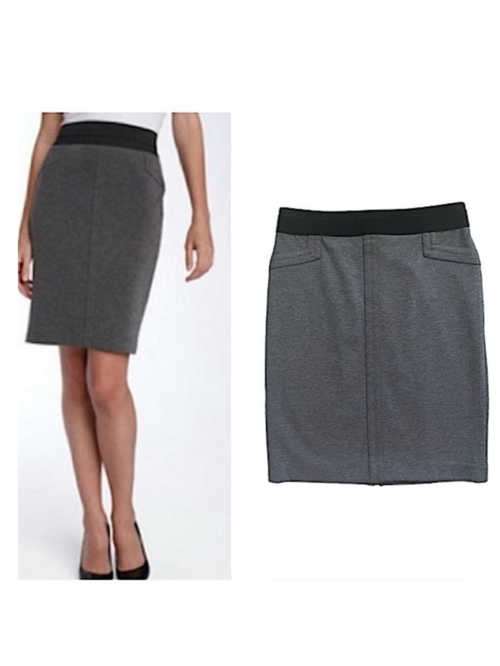 BCBGMaxazria Color Block Pencil Skirt Medium